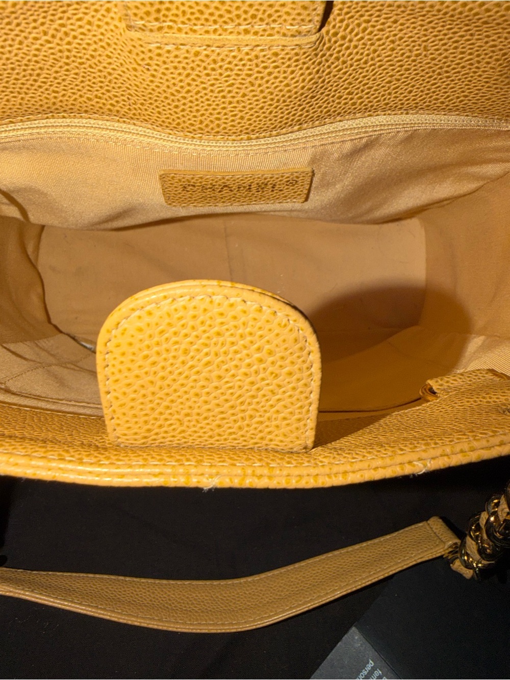 CHANEL Caramel Quilted CC Chain Shoulder Bag - Picture 5 of 12